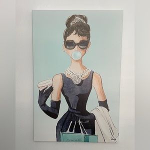 Wall Art breakfast at Tiffany’s canvas art